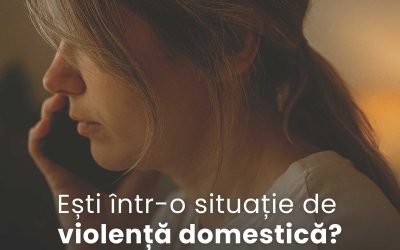 Ești într-o situație de violență domestică? Nu ești singură!