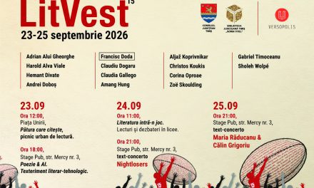 LitVest 2026, editia a 15-a, 23-25 septembrie 2026 | Festivalul International de Literatura